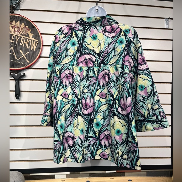 CJ Banks floral jacket size 3X - Picture 4 of 7